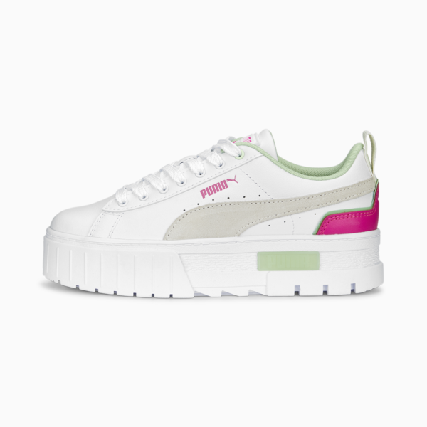 Mayze Brighter Days Sneakers Women, PUMA White-Marshmallow-Ravish, large-ZAF
