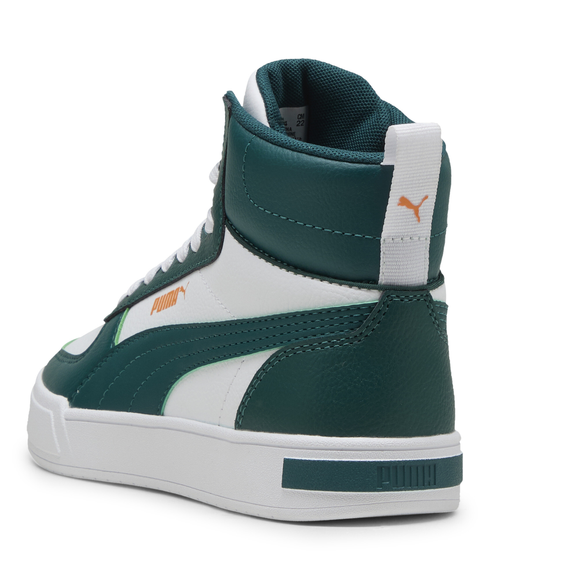 PUMA Caven Mid sneakers, Groen/Wit, Maat 36 thumbnail 5