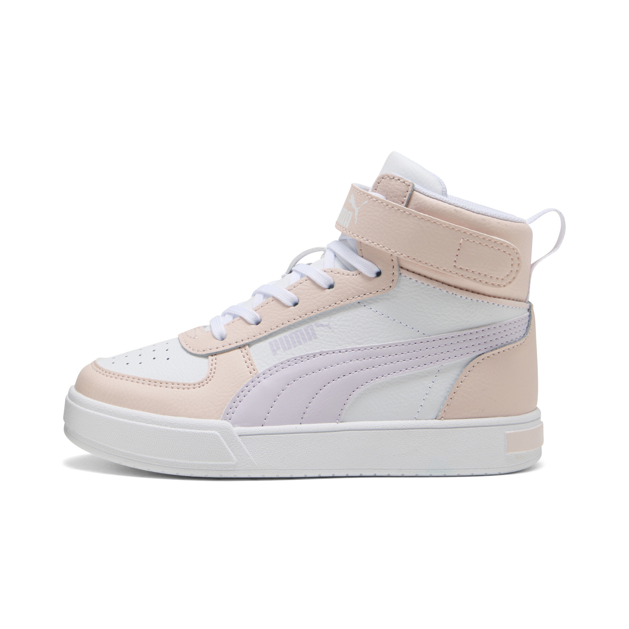 Puma Caven Mid Sneakers Kinder Schuhe | Island Pink/Lilac Frost/White | Größe: 33