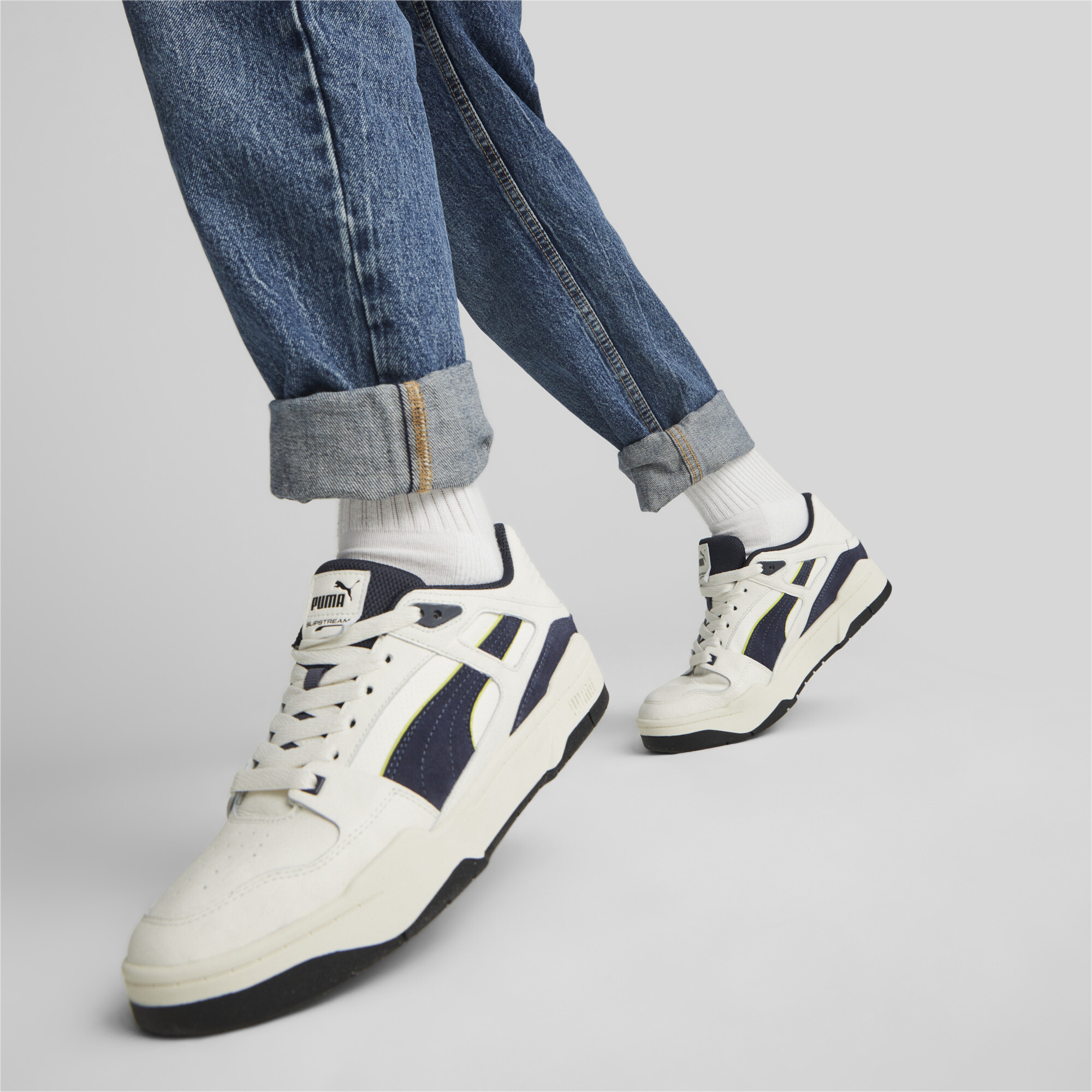 Men's PUMA Slipstream Always On Sneakers In White, Size EU 42.5