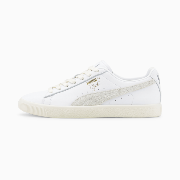 Zapatillas Clyde Base, PUMA White-Frosted Ivory-Puma Team Gold, large-ARG