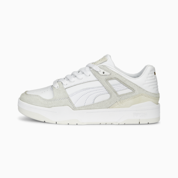 Slipstream Premium Sneakers, PUMA White-Vapor Gray, large-MEX