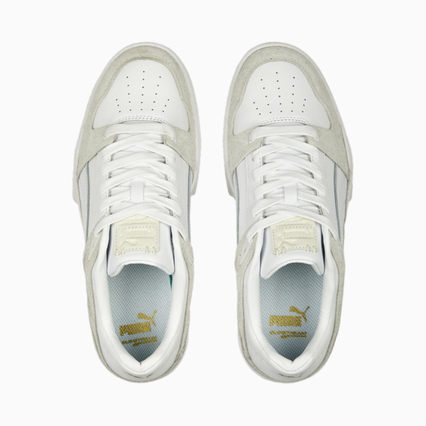 Slipstream Premium Sneakers, PUMA White-Vapor Gray, large-MEX