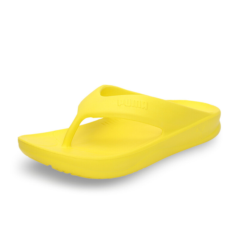 Puma yellow flip flops new arrivals