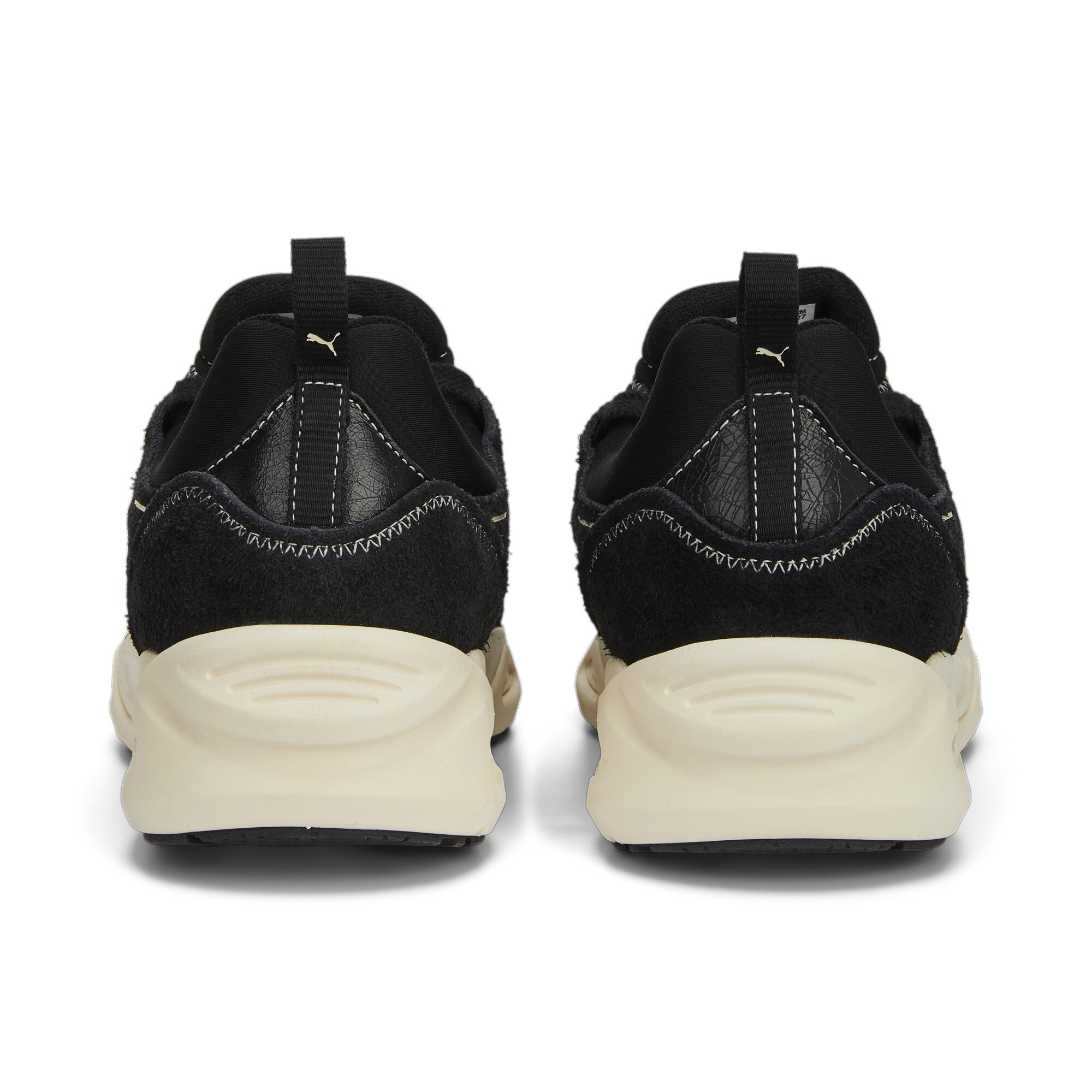 Men's PUMA TRC Blaze Worn Out Sneakers In 10 - Black, Size EU 40.5