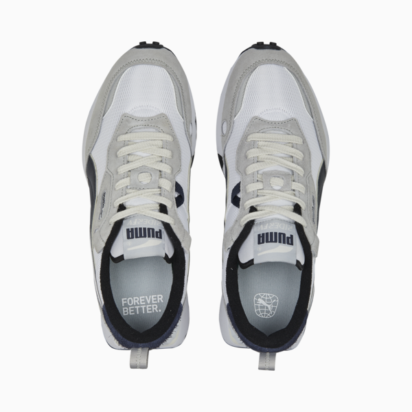 Rider FV Retro Rewind Sneakers, PUMA White-Parisian Night-PUMA Black, large-ZAF