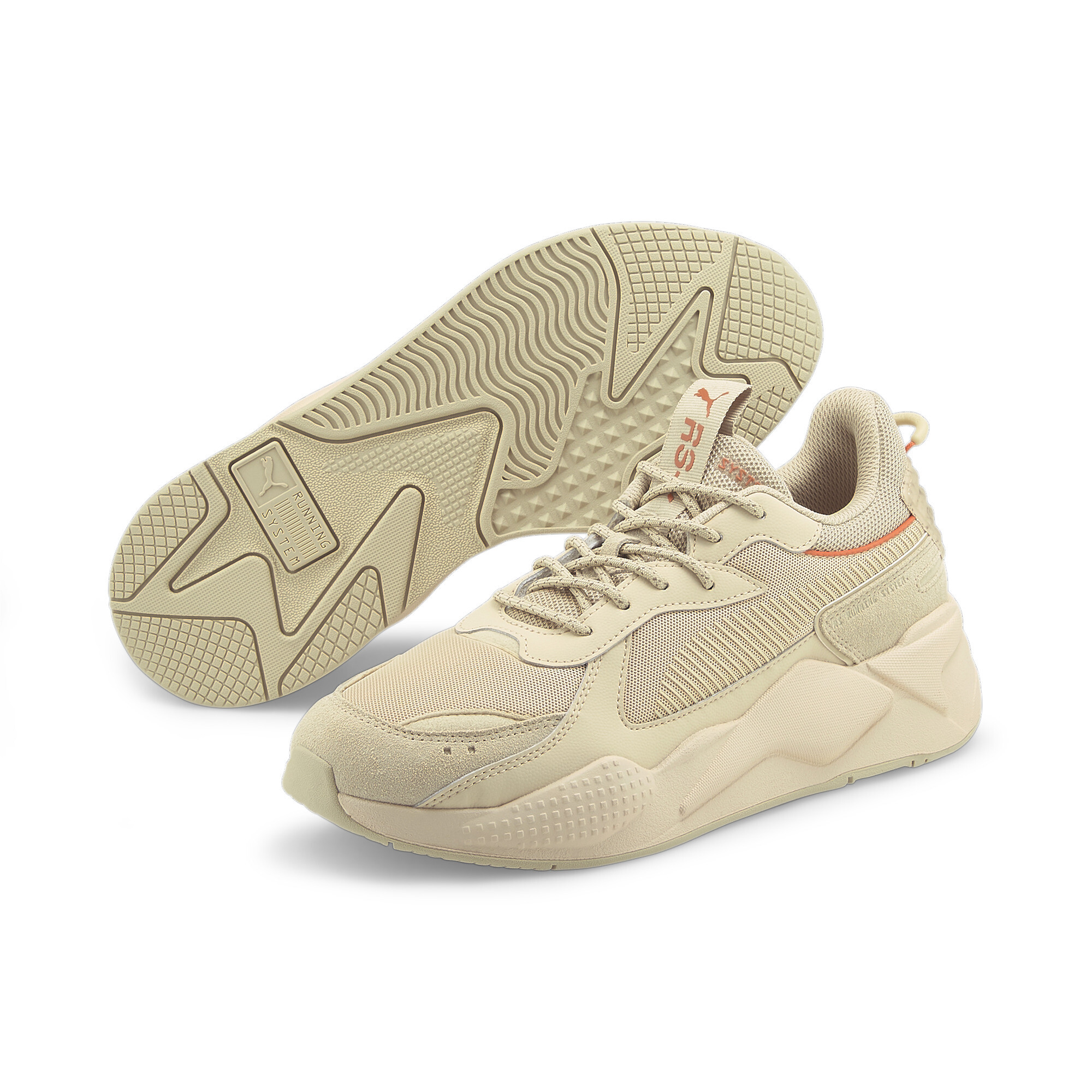 Men's PUMA RS-X Elevated Hike Sneakers In Beige, Size EU 47