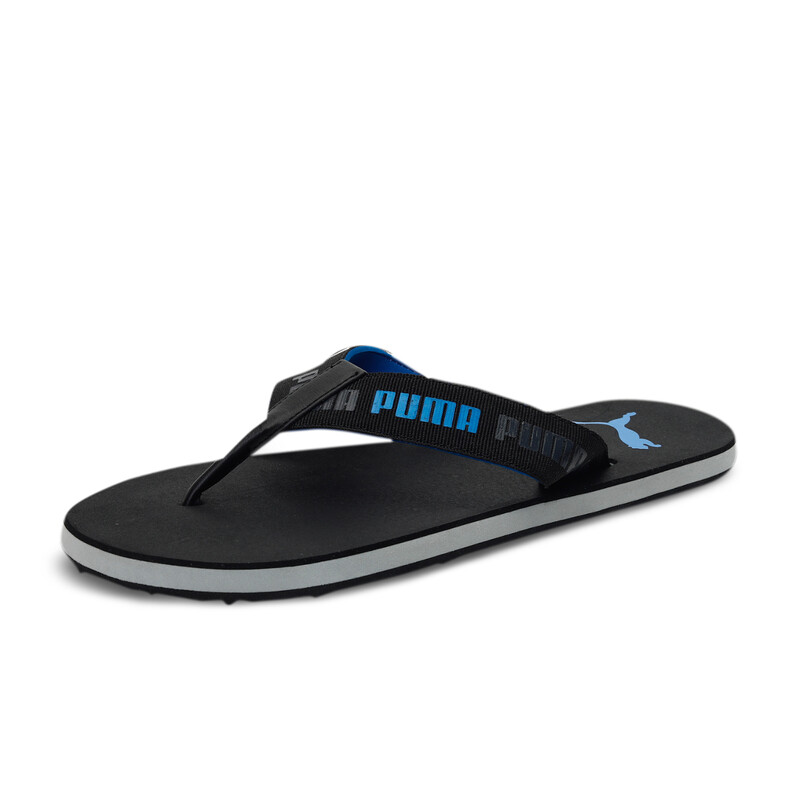 

Men's PUMA Breeze Star V2 Flip Flops, Black/silver/blue