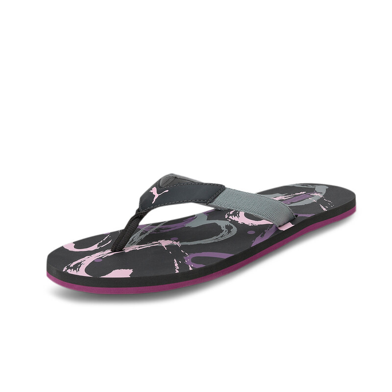 

Men's PUMA Venice Unisex Flip Flops, Black/pink