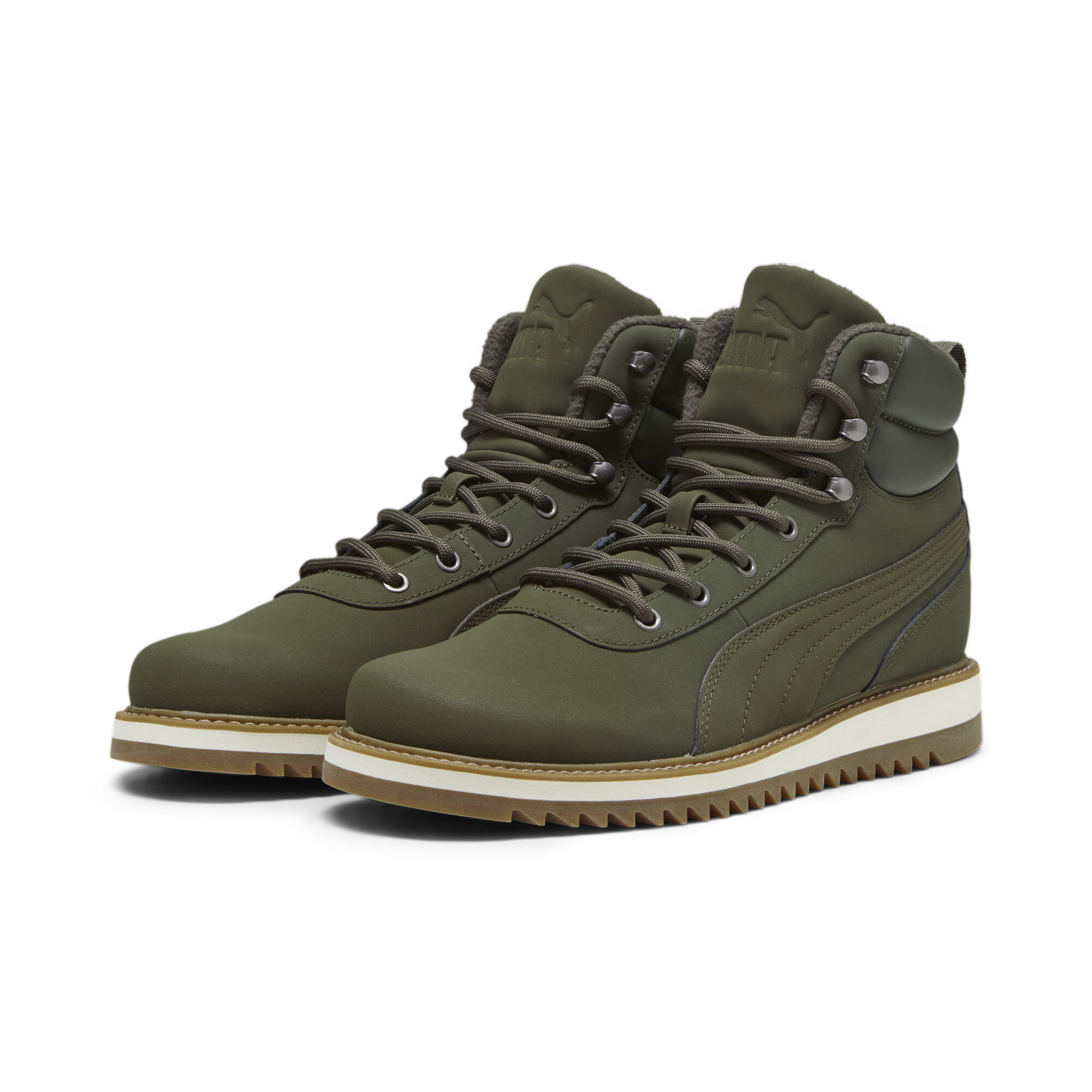 Puma Desierto V2 Boots, Green, Size 35.5, Shoes