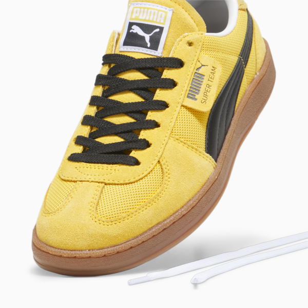 Super Team OG Sneakers, Yellow Sizzle-PUMA Black, large-ZAF