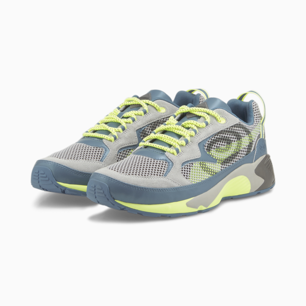 PUMA x PERKS AND MINI Prevail Sneakers, Deep Dive-Lime Squeeze, large-ZAF