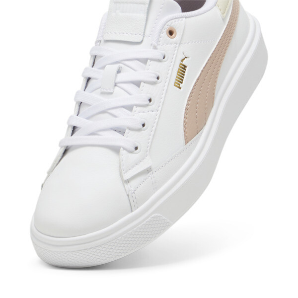 Puma basket leather platform low top sneaker clearance