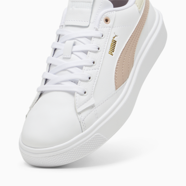 Lajla Leather Sneakers Women, PUMA White-Rose Quartz, large-ZAF