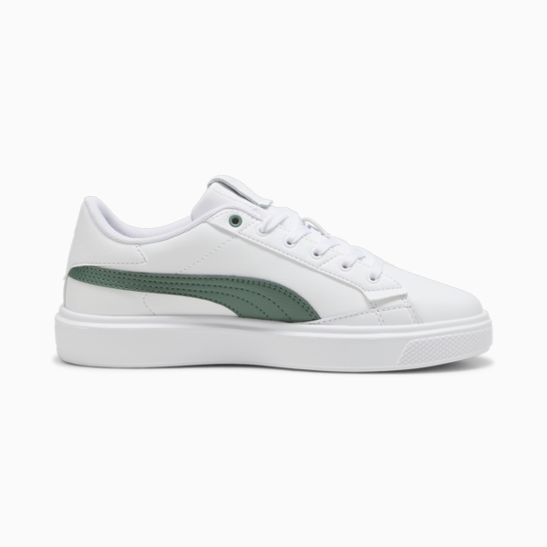 Lajla Leather Sneakers Women, PUMA White-Eucalyptus, large-ZAF
