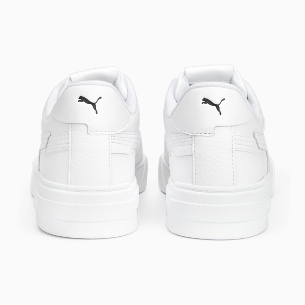 CA Pro Glitch Leather Sneakers, PUMA White-PUMA Black, large-MEX