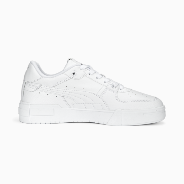 CA Pro Glitch Leather Sneakers, PUMA White-PUMA Black, large-MEX