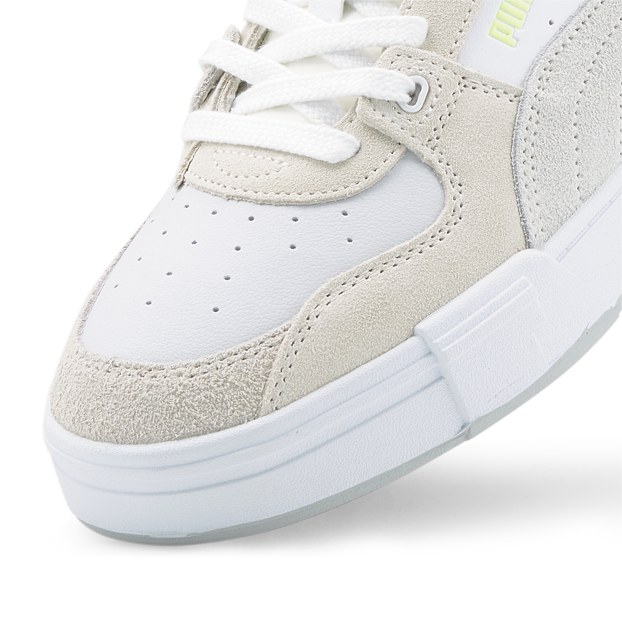 Men's Puma CA Pro Glitch Suede Sneakers, White, Size 48, Shoes