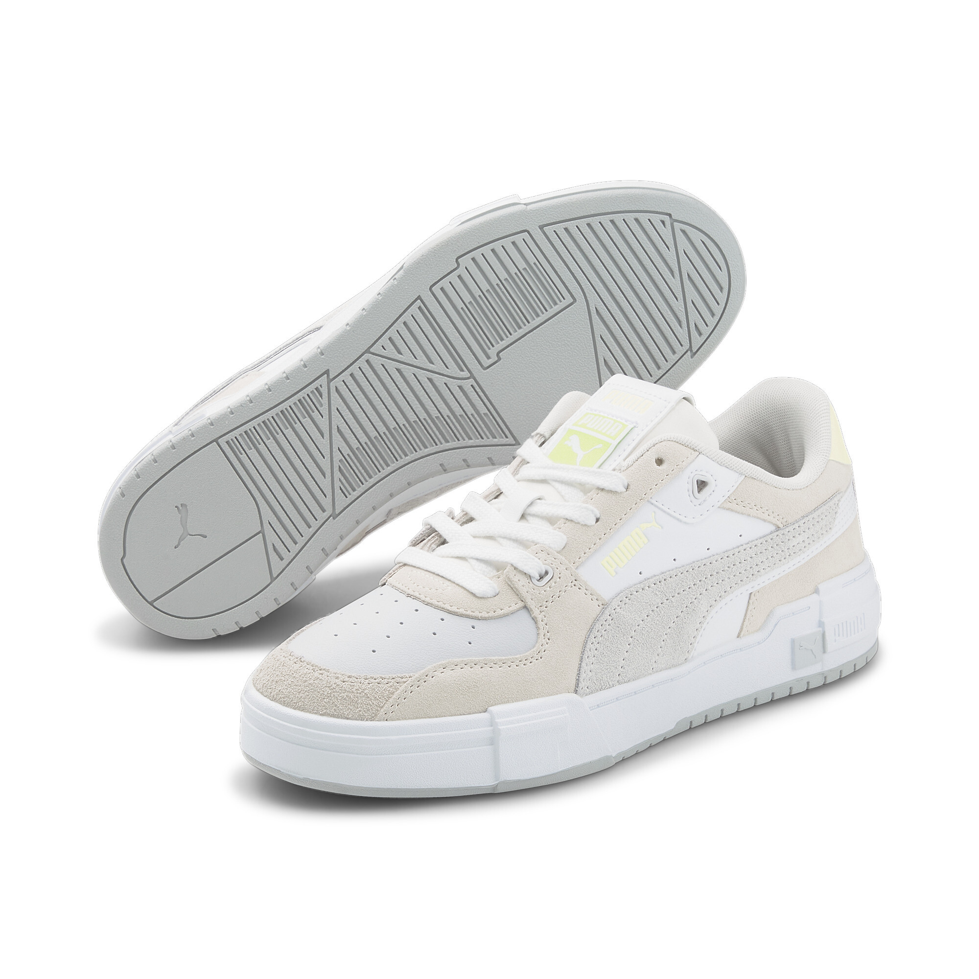 Men's Puma CA Pro Glitch Suede Sneakers, White, Size 48, Shoes