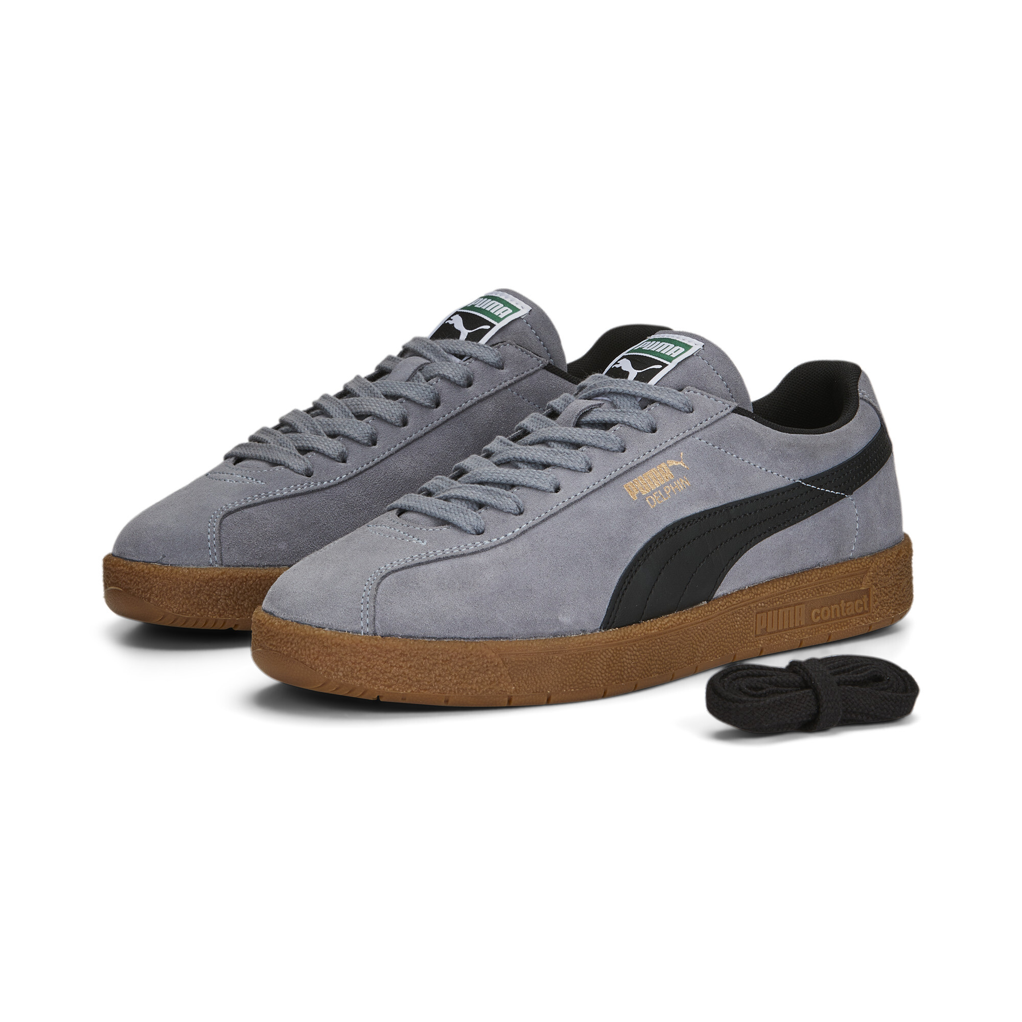 Puma Delphin Sneakers, Gray, Size 44.5, Shoes