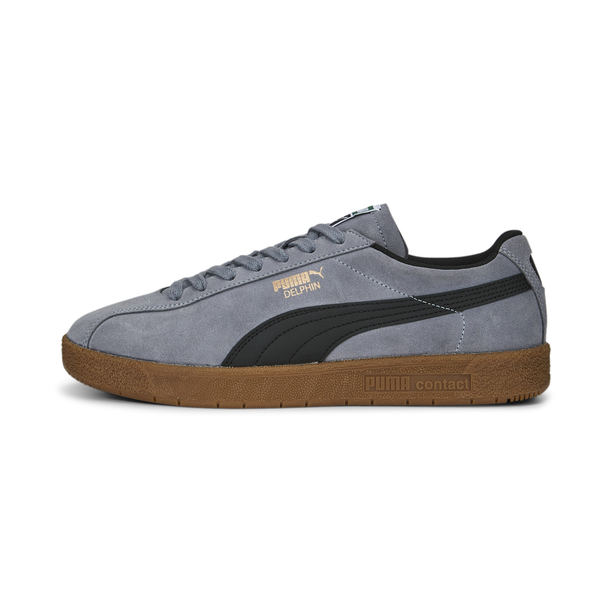 Puma Delphin Sneakers Schuhe | Mit Plain | Gray Tile/Black | Größe: 37