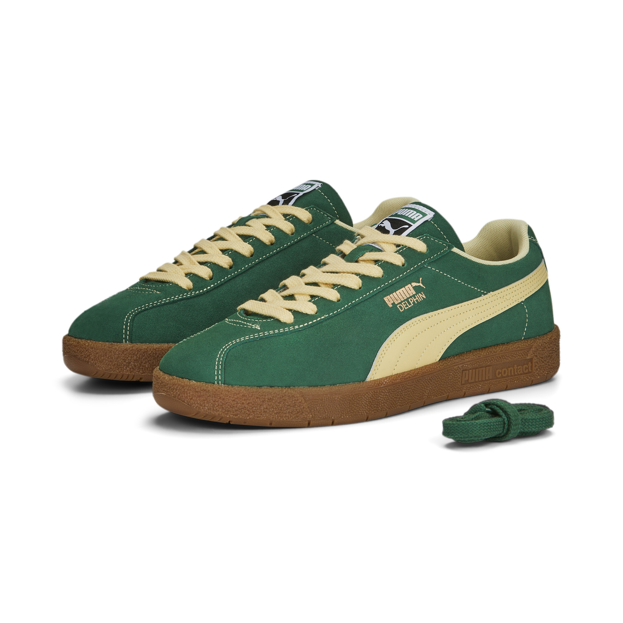 Puma Delphin Sneakers, Green, Size 44, Shoes