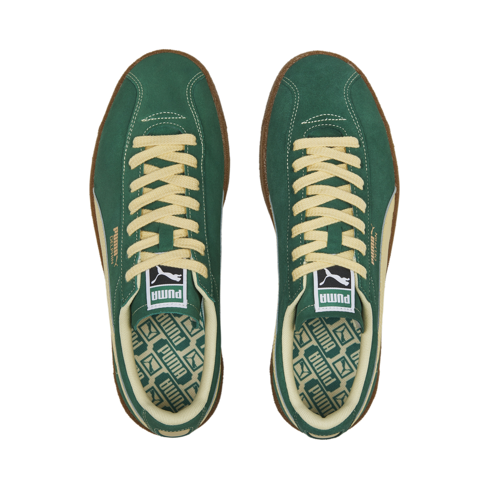 Puma Delphin Sneakers, Green, Size 44, Shoes