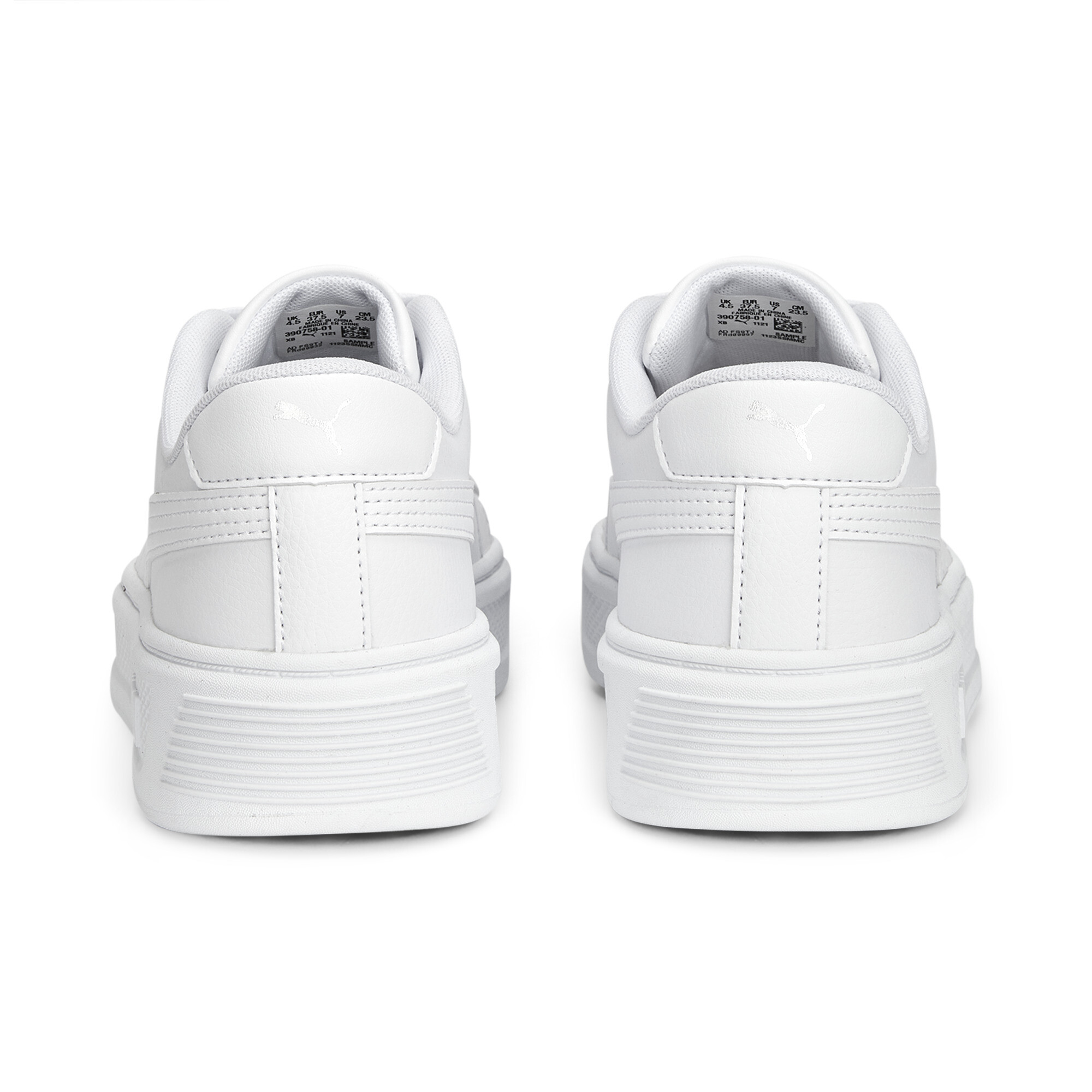 Women's Puma Smash Platform V3 Sneakers, White, Size 38, Shoes