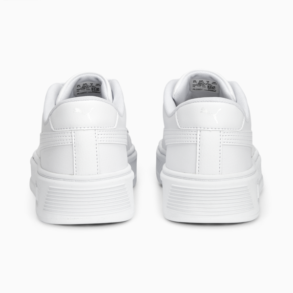 Tenis Smash Platform V3 para mujer, PUMA White-PUMA Silver, large-MEX