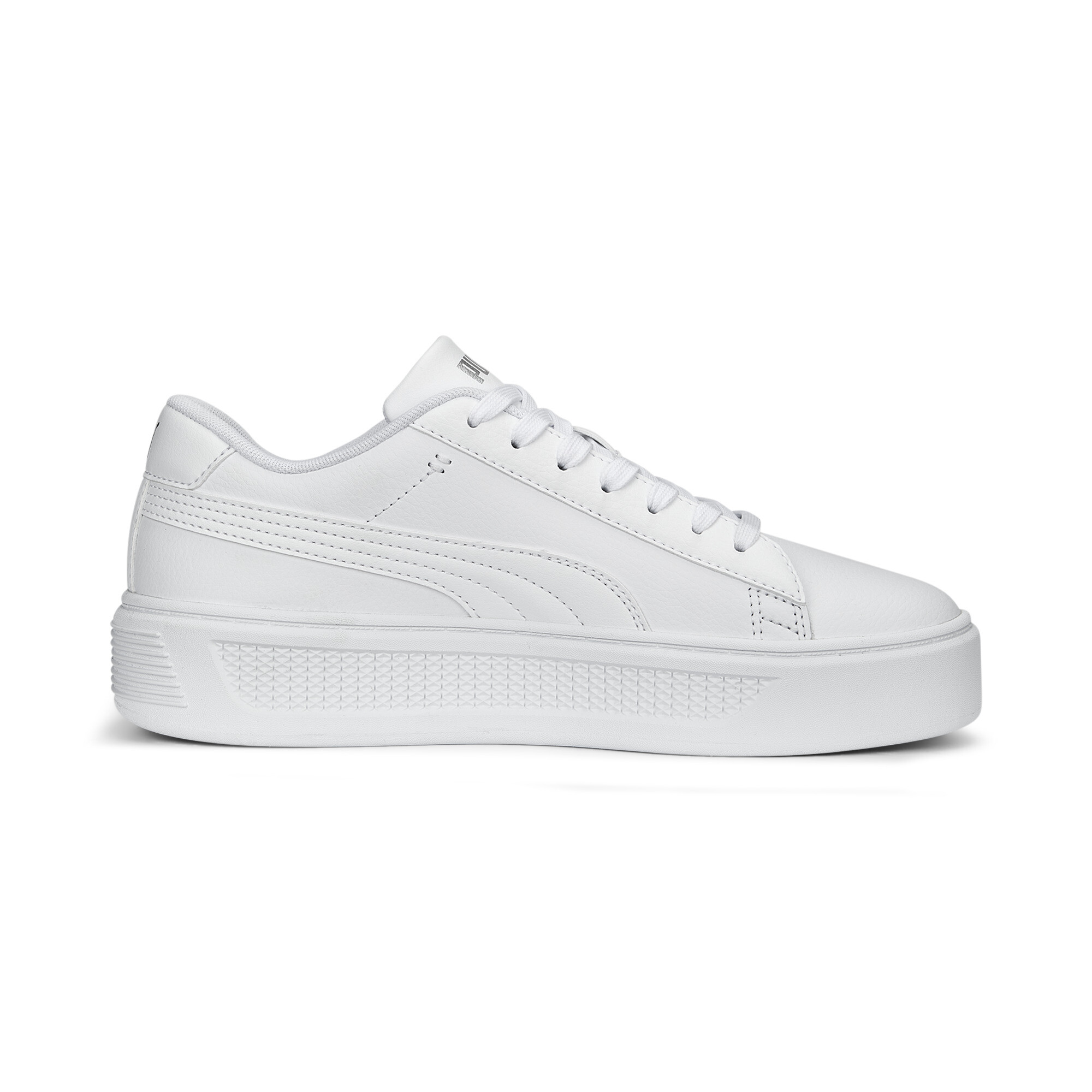 Women's Puma Smash Platform V3 Sneakers, White, Size 38, Shoes