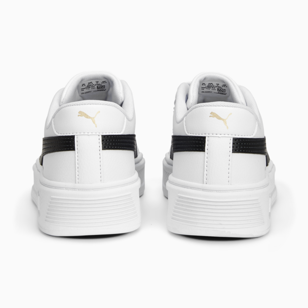 Smash Platform v3 Sneakers Women, PUMA White-PUMA Black-PUMA Gold, large-ZAF