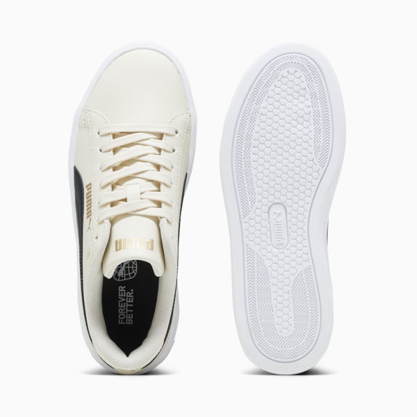 Smash Platform v3 Sneakers Women, Alpine Snow-PUMA Black-PUMA Gold-PUMA White, large-ZAF