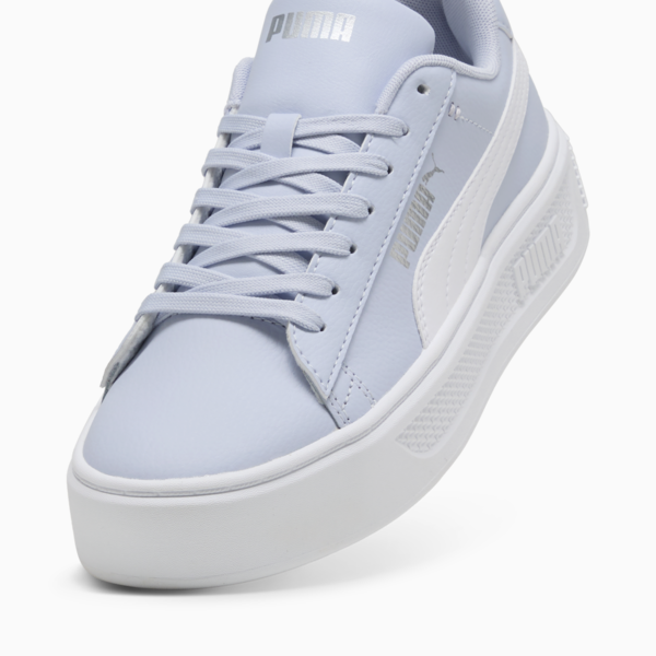 Tenis Smash Platform V3 para mujer, Cool Weather-PUMA White-PUMA Silver, large-MEX