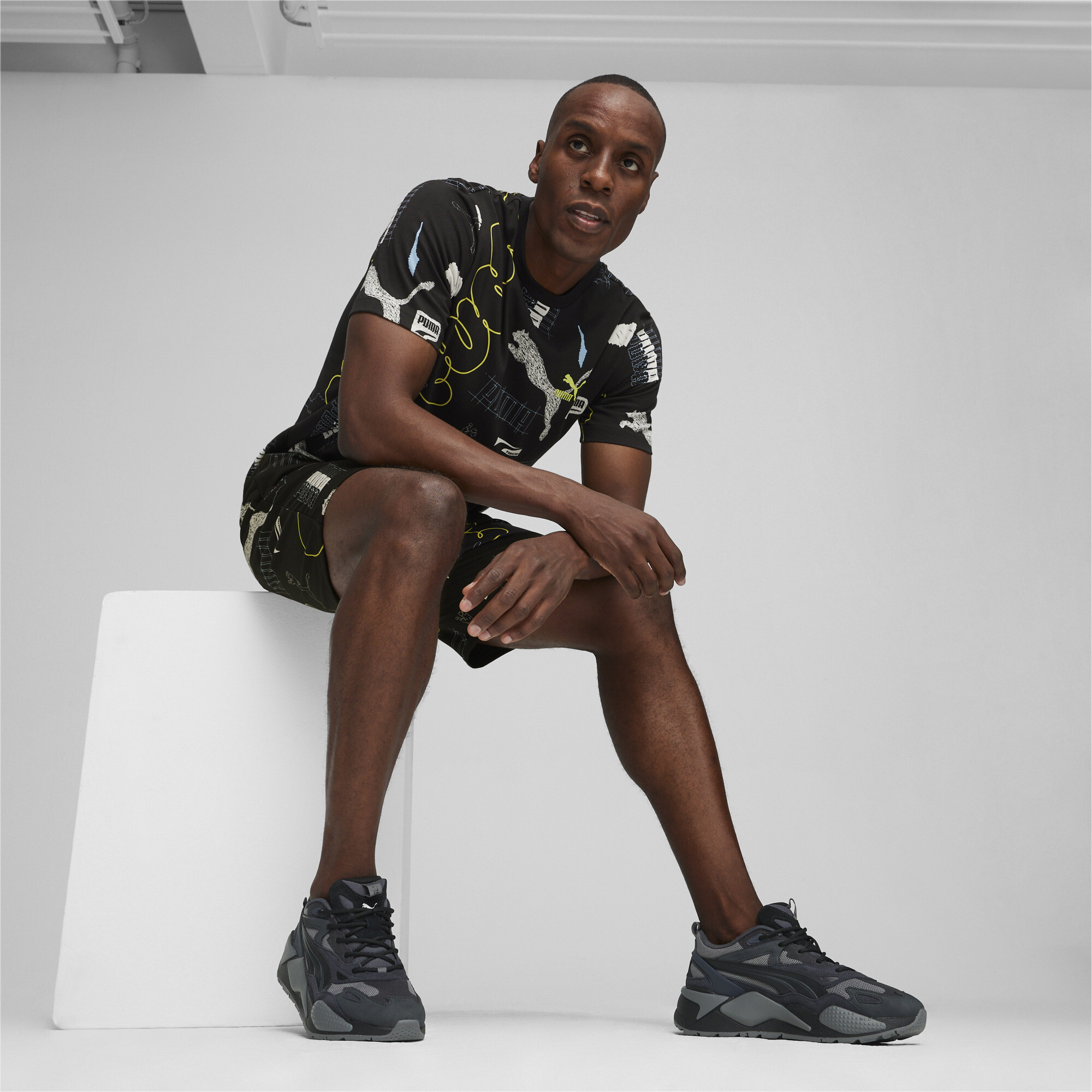 Men's PUMA RS-X Efekt PRM Sneakers In Gray, Size EU 36