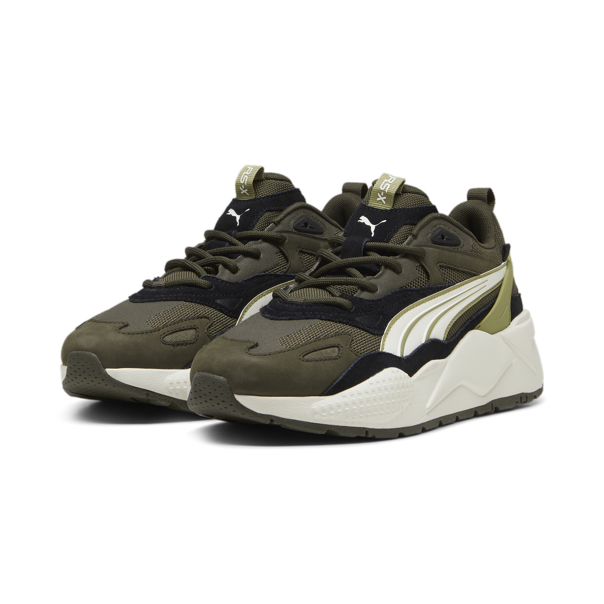 Kids' PUMA RS-X Efekt PRM Sneakers In Green, Size EU 43