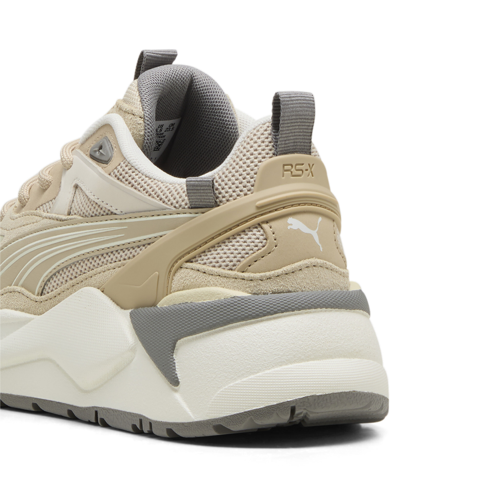 Kids' PUMA RS-X Efekt PRM Sneakers In Beige, Size EU 47