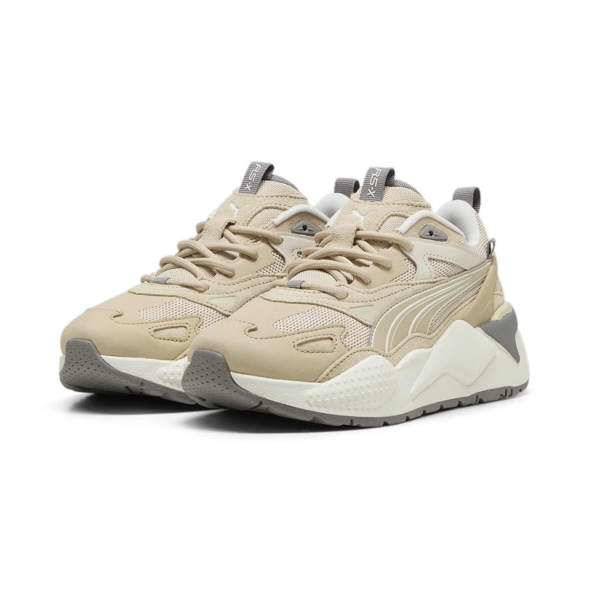 Kids' PUMA RS-X Efekt PRM Sneakers In Beige, Size EU 47