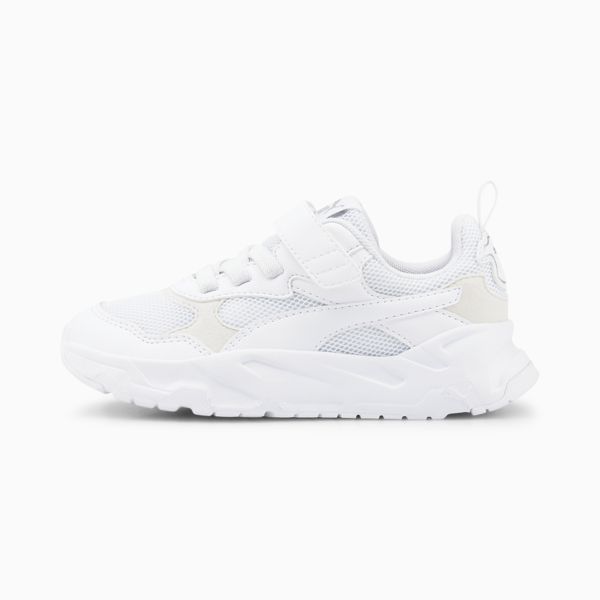 Zapatillas juveniles Trinity, PUMA White-PUMA White-PUMA Silver, large-ARG