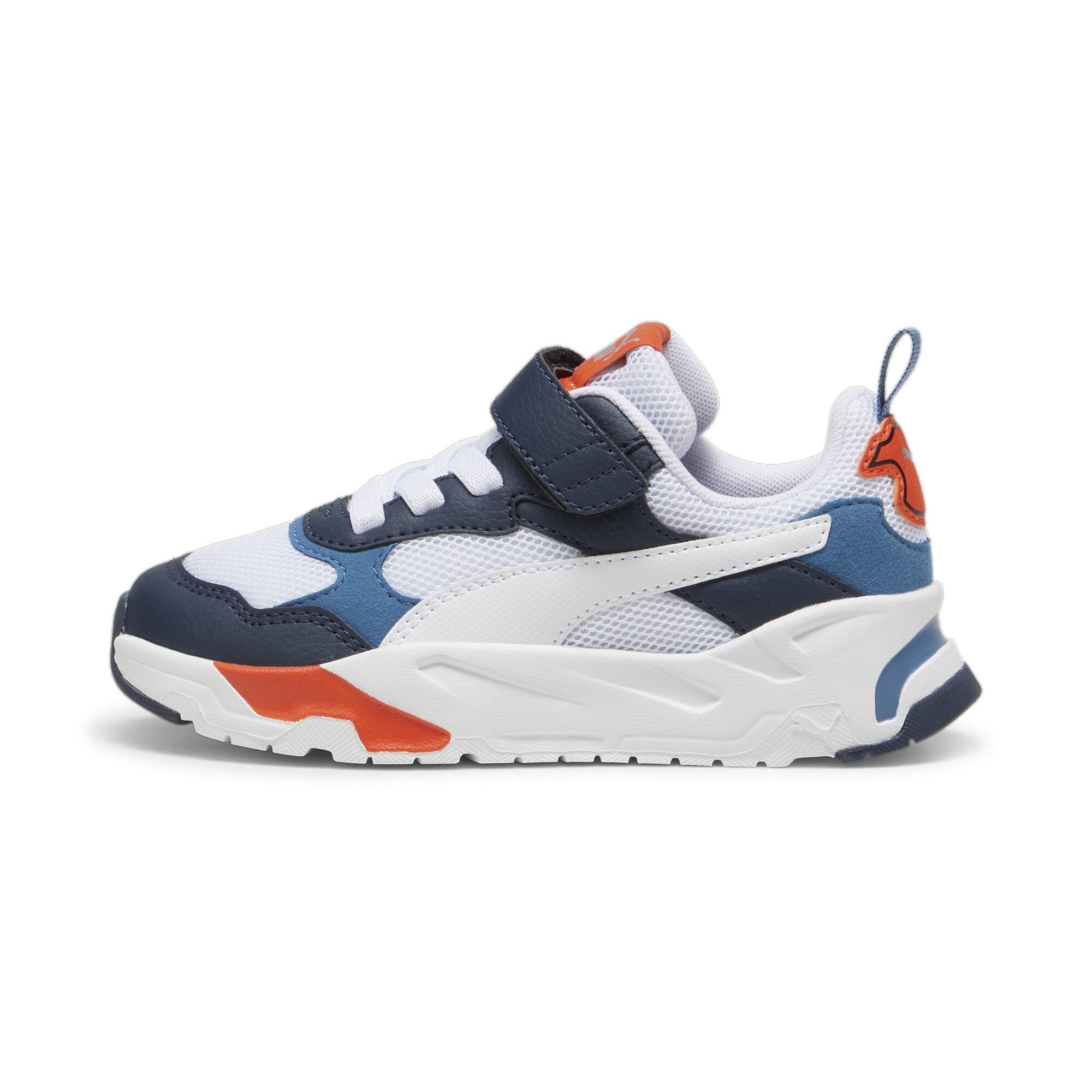 Puma Trinity Sneakers Teenager Schuhe Für Für Kinder | Club Navy/White/Redmazing | Größe: 32.5