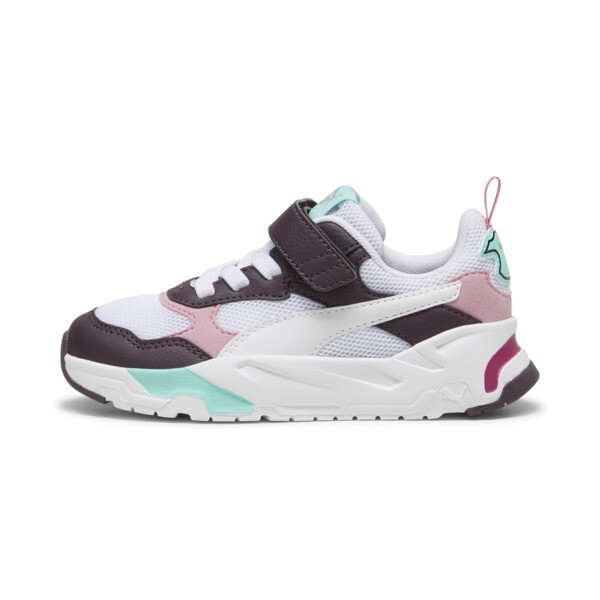 Puma Trinity Little Kids' Sneakers In Midnight Plum- White-mint-mauved Out