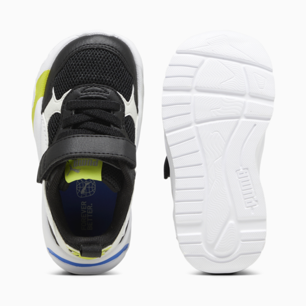 Trinity Sneakers Babies, PUMA Black-PUMA White-Lime Smash, large-ZAF