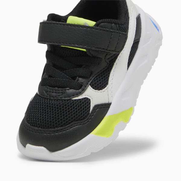 Trinity Sneakers Babies, PUMA Black-PUMA White-Lime Smash, large-ZAF