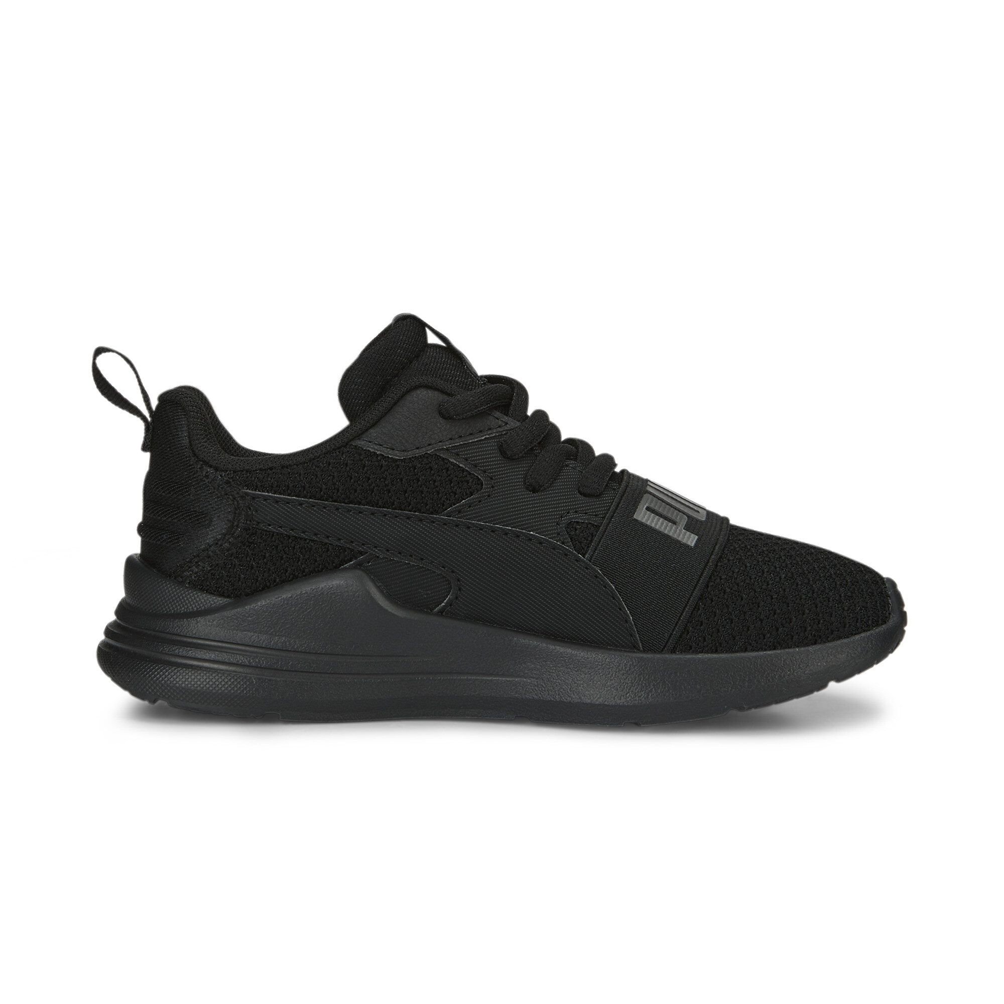 PUMA Wired Run Pure Shoes Kids In Black, Size EU 29