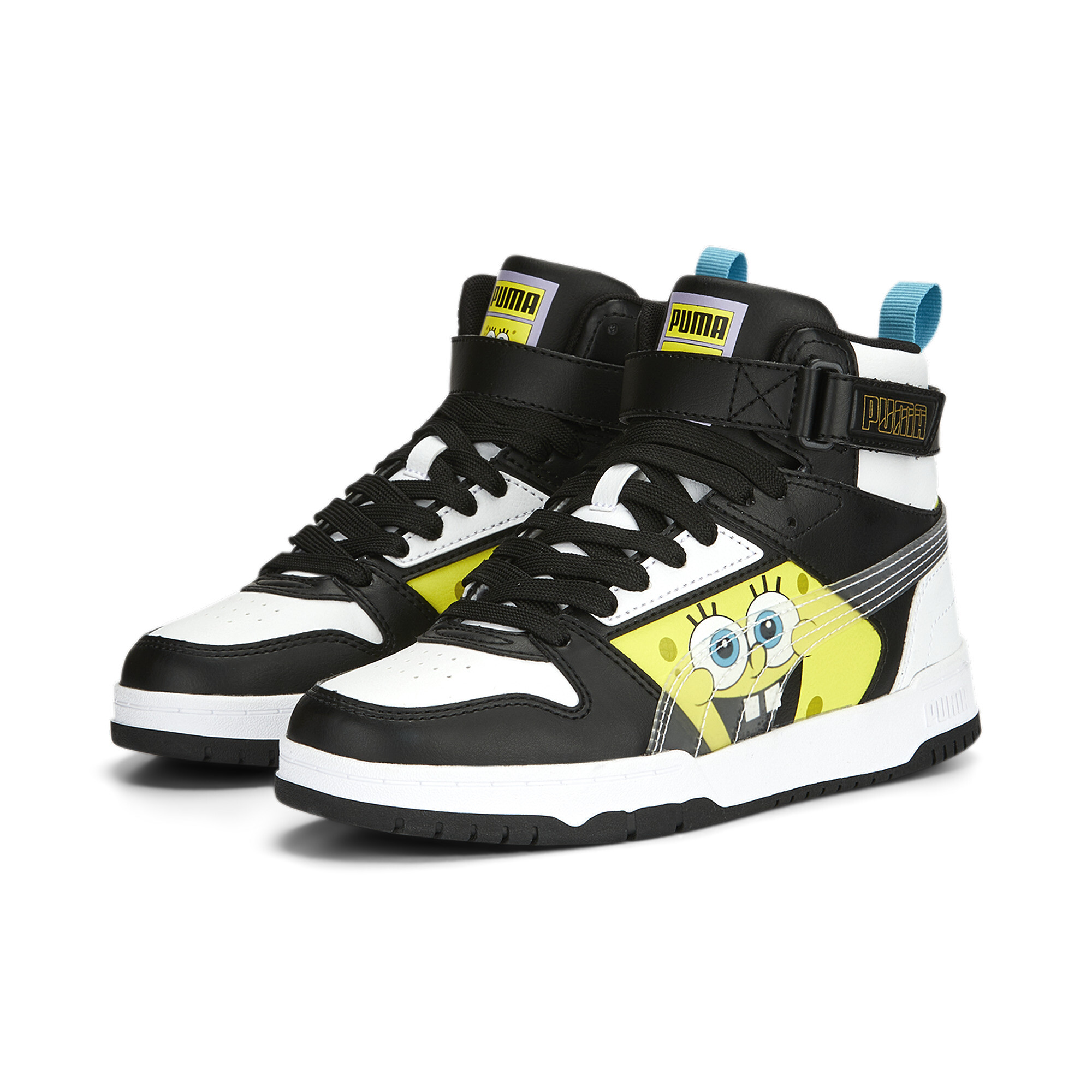 Puma X SPONGEBOB RBD Game Sneakers Youth, White, Size 38.5, Shoes
