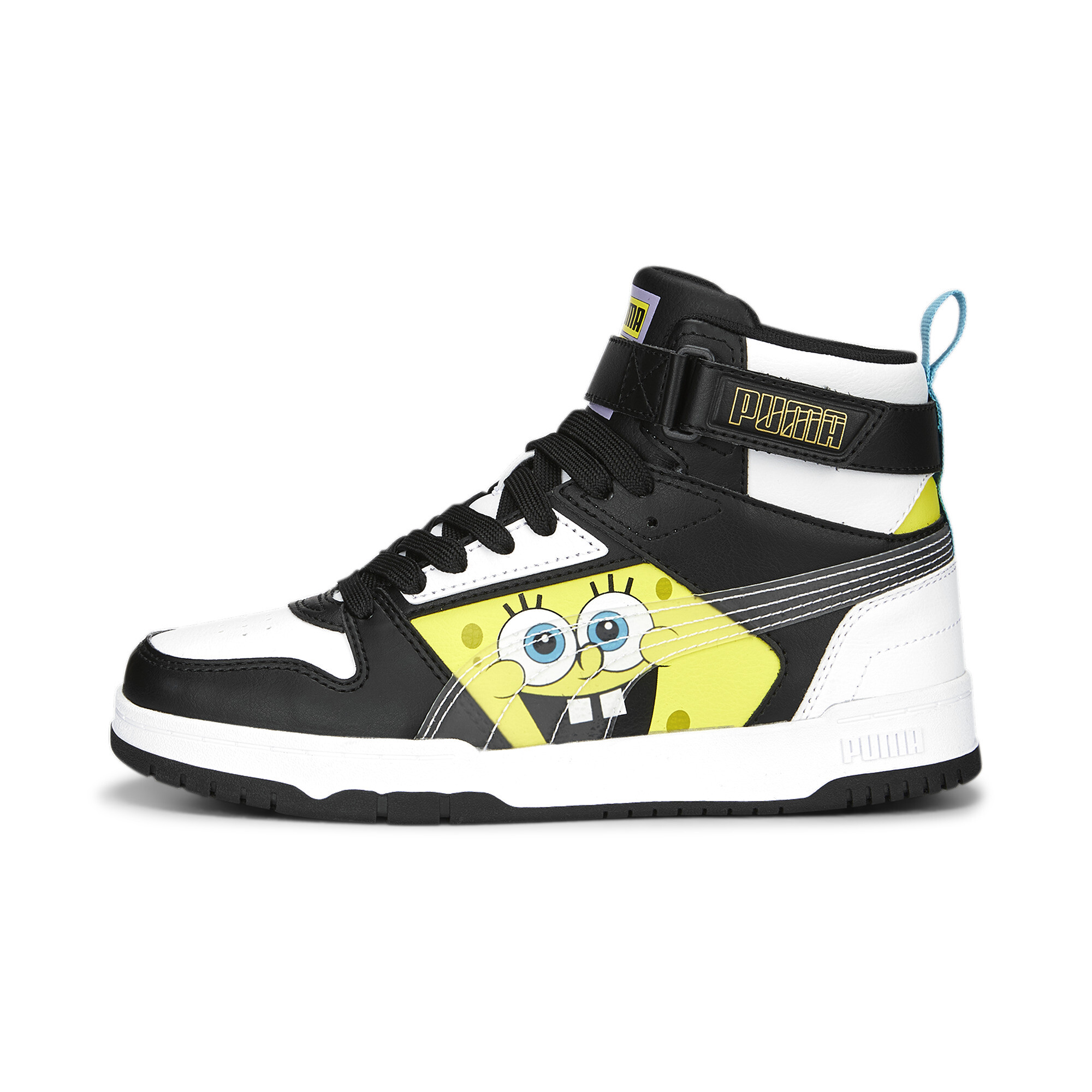 Puma X SPONGEBOB RBD Game Sneakers Youth, White, Size 38.5, Shoes