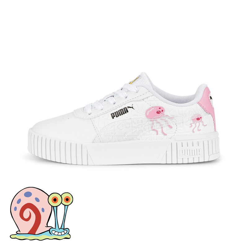 

PUMA X SPONGEBOB Carina 2.0 Girl's Sneakers, White/black/pink