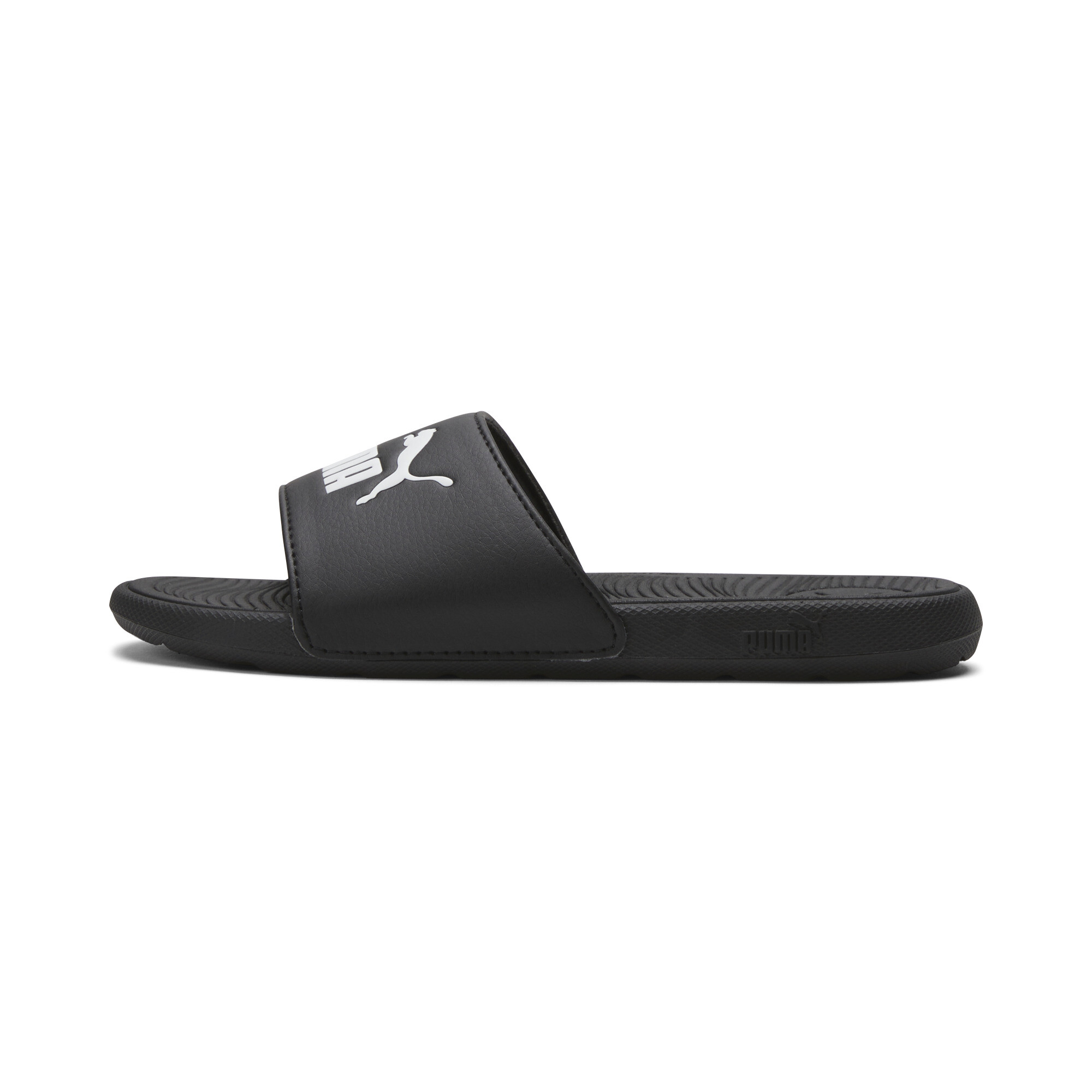 PUMA Little & Big Kid Boys Cool Cat 2.0 Slide Sandals, 6 Medium, Black