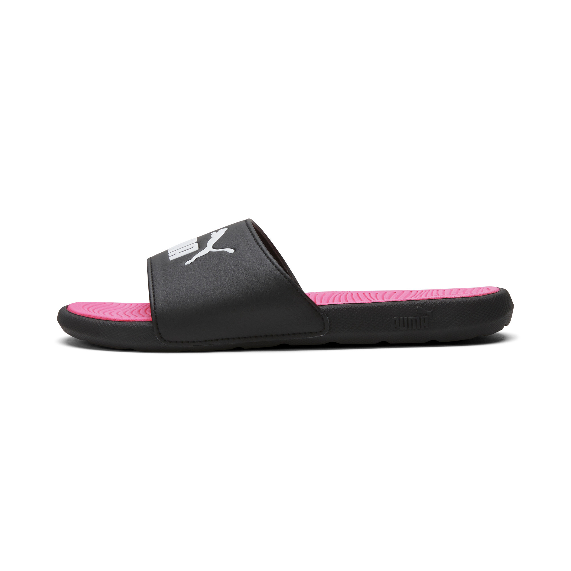 PUMA Cool Cat 2.0 Big Kids' Slides in Black, Size 6