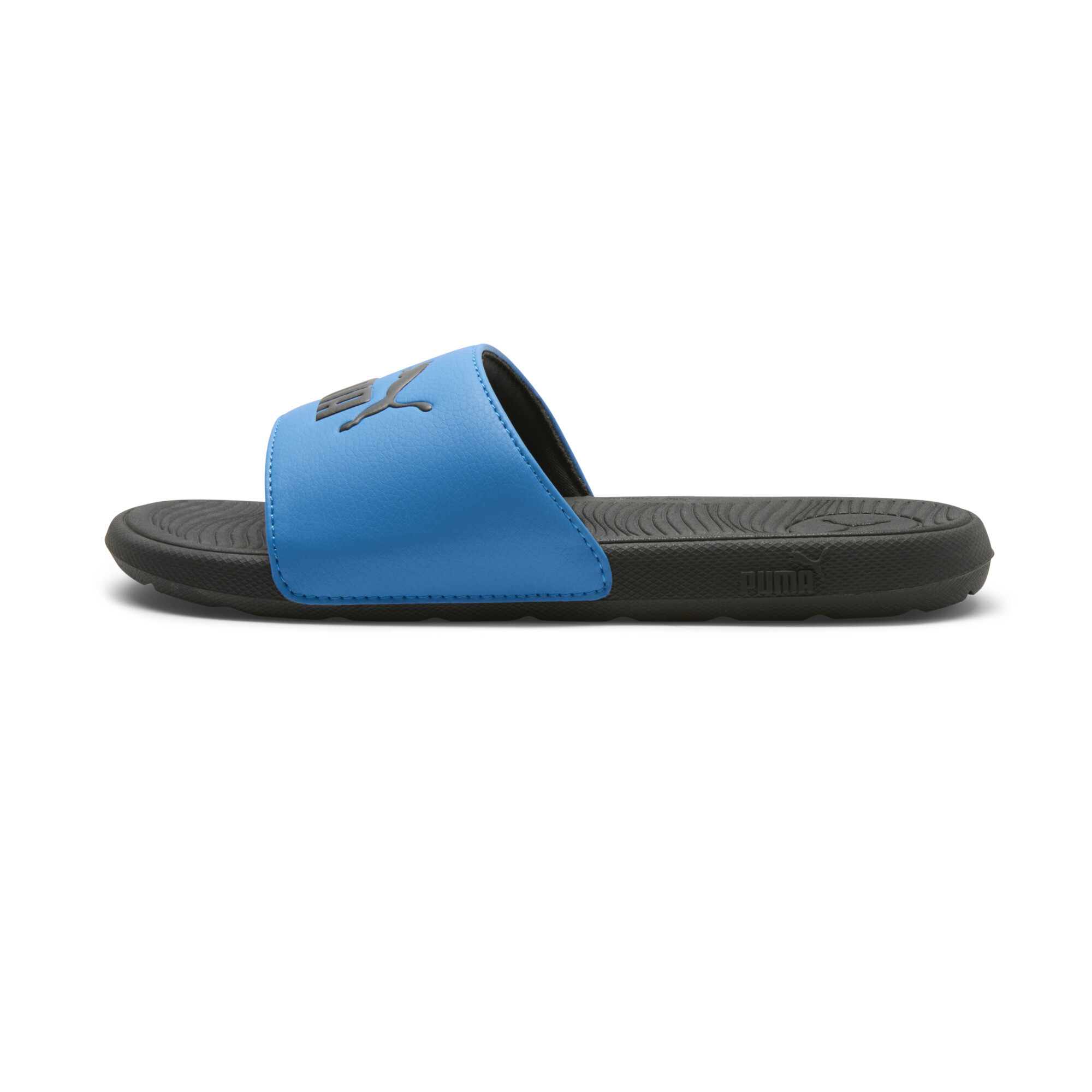 PUMA Cool Cat 2.0 Big Kids' Slides in Blue, Size 4