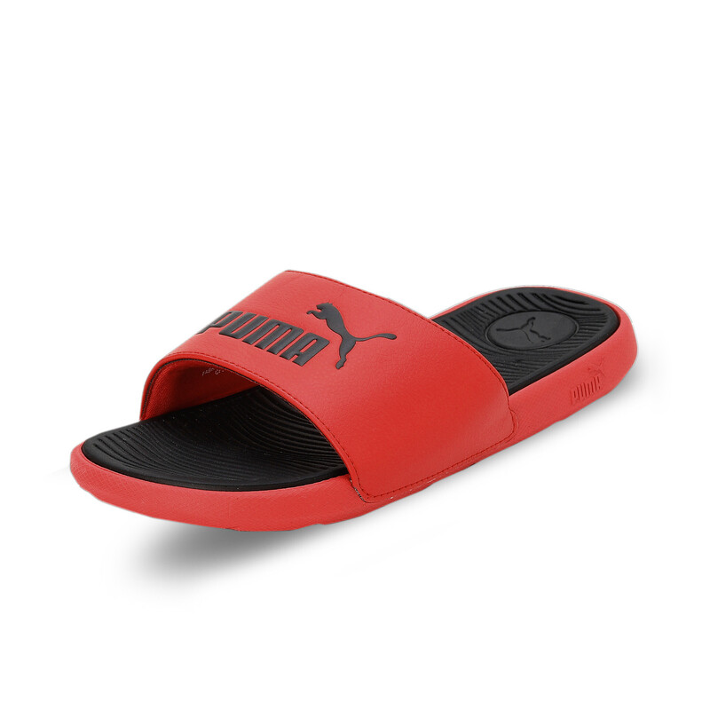 

PUMA Cool Cat 2.0 Youth Slides, Black/red